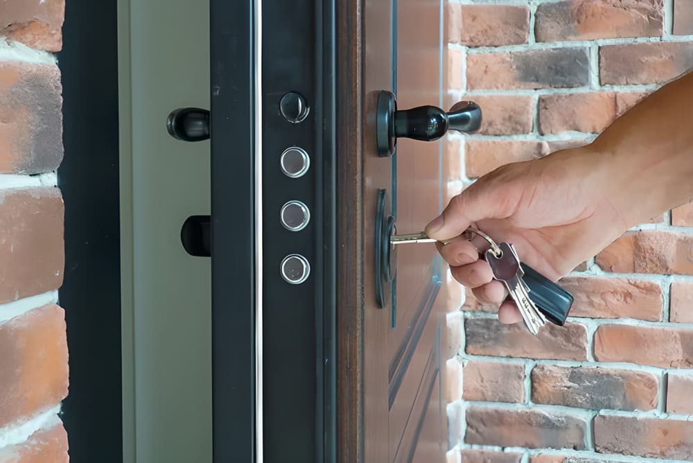 ¿Cómo cambiar la cerradura en una puerta blindada?